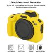 Canon EOS R100 Yellow Silicone Protective Case - Glossy Soft Cover - 3