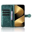 Huawei Pura 80 Pro 5G Green Leather Phone Case - Honeycomb Texture - 4