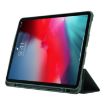 iPad Pro 13 2024 Dark Green Leather Case with Pen Slot - 4