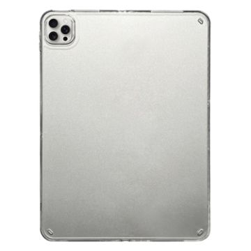 iPad Pro 13 2024 Clear Acrylic Tablet Case with Suck Pen (Transparent) - 1