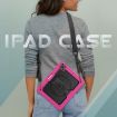 iPad Pro 13 2024 Silicone Hybrid PC Case - Black/Rose Red - 7