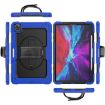 iPad Pro 13 2024 Silicone Hybrid PC Case - Black/Dark Blue - 2