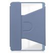 iPad Pro 13 2024 Transparent Rotation Leather Case with Keyboard - 3