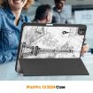iPad Pro 13 2024 Eiffel Tower Leather Case with Pen Tray - 7