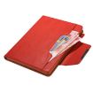 iPad Pro 13 2024 Red Leather Smart Case with Metal Buckle - 6
