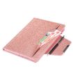 iPad Pro 13 2024 Rose Gold Glitter Leather Tablet Case with Buckle - 6