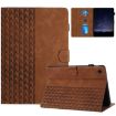 Samsung Galaxy Tab A8 X200 Embossed Leather Tablet Case Brown - 1