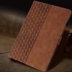 Samsung Galaxy Tab A8 X200 Embossed Leather Tablet Case Brown - 2
