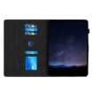 Samsung Galaxy Tab A 8.0 T350 Embossed Leather Tablet Case - Black - 3