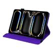 iPad Pro 13 2024 Purple Calf Texture Embossed Leather Tablet Case - 5