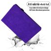 iPad Pro 13 2024 Purple Calf Texture Embossed Leather Tablet Case - 7