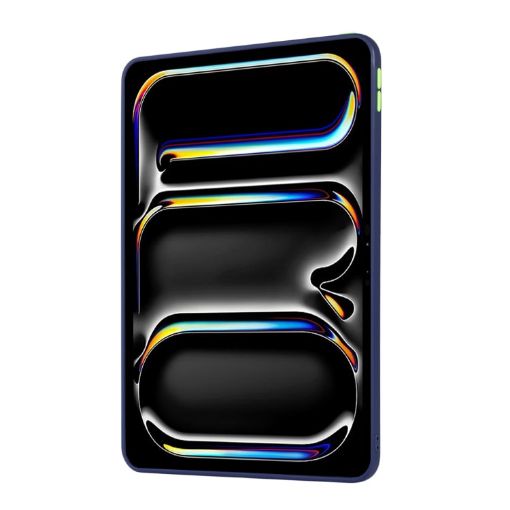 iPad Pro 13 2024 Blue Skin Feel 2 in 1 Hybrid TPU Tablet Case - 1