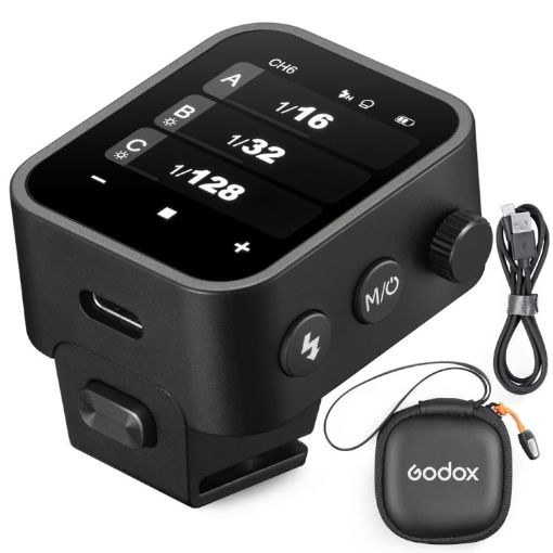 Godox X3 TTL Wireless Flash Trigger Touch Screen for Canon - Black - 1