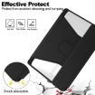 iPad Pro 13 2024 Black Transparent Rotation Smart Leather Case - 5