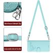 Realme V70/14x/C75 5G Cat Rat Embossed RFID Leather Case Mint Green - 3