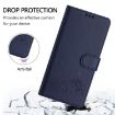 Realme V70/14x/C75 5G Cat Rat Embossed RFID Leather Case Blue - 4