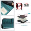 Realme 14 5G/P3 5G India Cat Rat Embossed RFID Leather Case Green - 5