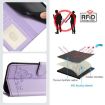 Vivo S30 Pro Mini Cat Rat Embossed RFID Leather Case with Lanyard Purple - 5