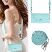Vivo S30 Mint Green Cat Rat Embossed RFID Leather Case with Lanyard - 7