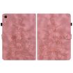 Samsung Galaxy Tab A8 10.5 2022 Pink Lily Embossed Leather Case - 3