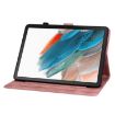 Samsung Galaxy Tab A8 10.5 2022 Pink Lily Embossed Leather Case - 5
