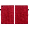 Samsung Galaxy Tab A8 10.5 2022 Red Lily Embossed Leather Case - 3