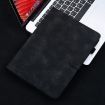 Samsung Galaxy Tab A8 10.5 2022 Lily Embossed Leather Case - Black - 2
