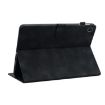 Samsung Galaxy Tab A8 10.5 2022 Lily Embossed Leather Case - Black - 6