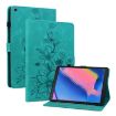 Samsung Galaxy Tab A 8.0 2019 Green Lily Embossed Leather Case - 1