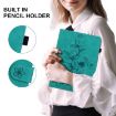 Samsung Galaxy Tab A 8.0 2019 Green Lily Embossed Leather Case - 7