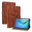 Samsung Galaxy Tab A 9.7 T550 T555 Lily Embossed Leather Case Brown - 1