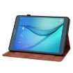 Samsung Galaxy Tab A 9.7 T550 T555 Lily Embossed Leather Case Brown - 4