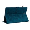 Samsung Galaxy Tab A 9.7 T550 T555 Lily Embossed Leather Case Blue - 5