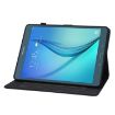Samsung Galaxy Tab A 9.7 T550 T555 Lily Embossed Leather Case Black - 4
