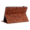 Samsung Galaxy Tab S2 9.7 T810 T815 Lily Embossed Leather Case Brown - 5