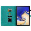Samsung Galaxy Tab S4 10.5 Lily Embossed Leather Case Green SM-T830/T835 - 6