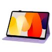 Redmi Pad 2/SE 11 2025 Purple Lily Embossed Leather Tablet Case - 5