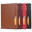 iPad Pro 13 2024 Black Leather Flip Case with Knead Skin Texture - 7