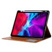 iPad Pro 13 2024 Red Leather Flip Case - Knead Skin Texture - 6