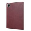 iPad Pro 13 2024 Wine Red Leather Flip Case with Knead Skin Texture - 3