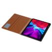 iPad Pro 13 2024 Wine Red Leather Flip Case with Knead Skin Texture - 4