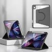 iPad Pro 13 2024 Acrylic Split Rotating Leather Case - Black - 1
