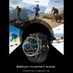 DK67 1.53" IP67 BT 5.0 Smart Watch: Fitness, Health Monitor, Black - 8