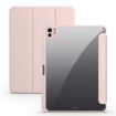 iPad Pro 13 2024 Pink Acrylic 3-Fold Smart Leather Tablet Case - 1