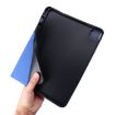 iPad Pro 13 2024 Fabric Leather Case - Blue Tablet Cover - 7