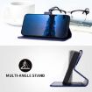 Xiaomi 14 Ultra YX0070 Carbon Fiber Leather Case with Lanyard Blue - 4