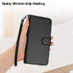 Xiaomi 14 Ultra YX0070 Carbon Fiber Leather Case with Lanyard (Black) - 5