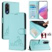 OnePlus Ace 5 Ultra Mint Green RFID Leather Case with Lanyard - 1