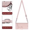 OnePlus Nord 4 5G Pink Cat Rat Embossed RFID Leather Case with Lanyard - 3