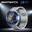 WS-20 1.43" IP67 Sport Smart Watch, Health Monitor, Steel Strap Silver - 4